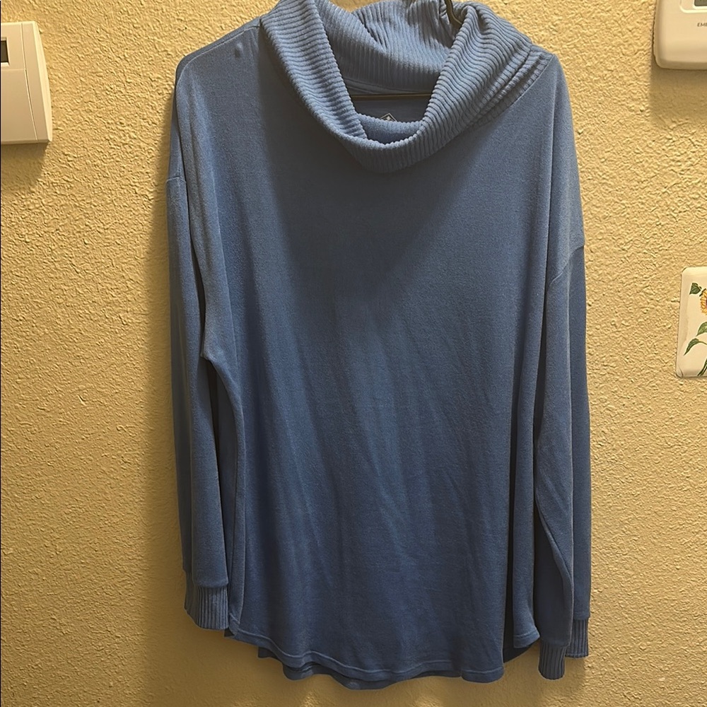 St. John’s Bay Blue Sweater with Cowl Neck